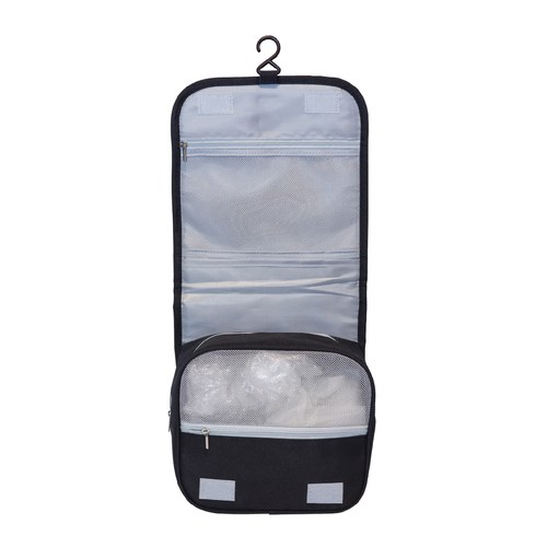 Custom hanging toiletry bag opened with hook, Malaysia