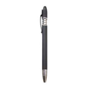 Custom Soft-Touch Metal Pen in Black - custom corporate gift Malaysia