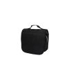 Custom black 3-compartment hanging toiletry bag, Malaysia