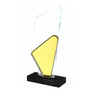 Custom Tall Crystal Award Plaque - custom corporate gift Malaysia