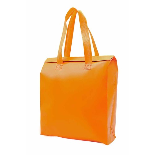 Custom orange slim insulated cooler bag, Malaysia
