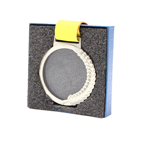 Custom Glass & Aluminium Medal 7.7cm - custom corporate gift Malaysia
