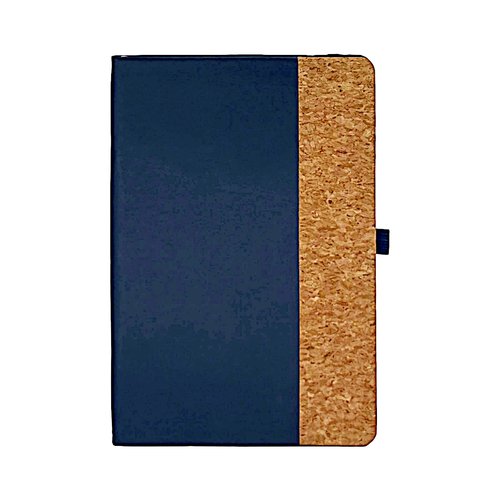 Custom A5 PU Notebook 70 Sheets - Navy Custom A5 PU Notebook 70 Sheets in Navy - custom corporate gift Malaysia