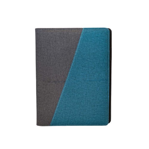 Custom Refillable 6-Ring Notebook in Turquoise - custom corporate gift Malaysia