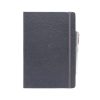 Custom Slim Notebook with Metal Pen in Grey - custom corporate gift Malaysia