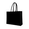 Custom laminated canvas tote back view, Malaysia
