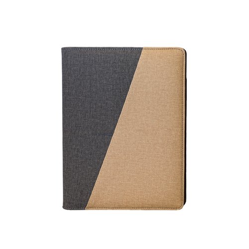 Custom Refillable 6-Ring Notebook in Khaki - custom corporate gift Malaysia