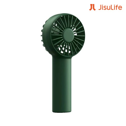 Custom JisuLife LIFE FA20 4000mAh Pocket Handheld Fan in Green with Logo Print