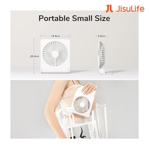 Custom JisuLife Life 1 FA28 USB Table Fan Compact Size with Logo Print