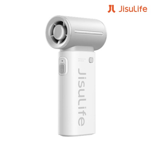 Custom JisuLife LIFE9-50 Handheld Turbo Fan in Grey with Logo Print