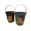 Custom Mini Plastic Ice Bucket 3L with Handle in black, branded corporate gift by Aquaholic Gifts Malaysia