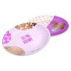 Pair of custom printed porcelain plates for corporate gift set Malaysia
