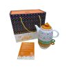 Custom Teapot and Two Cup Ceramic Gift Set assembled with rigid gift box, corporate gift by Aquaholic Gifts Malaysia