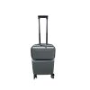 Front view of a custom cabin suitcase showing the separate front laptop compartment for Malaysia corporate gifts