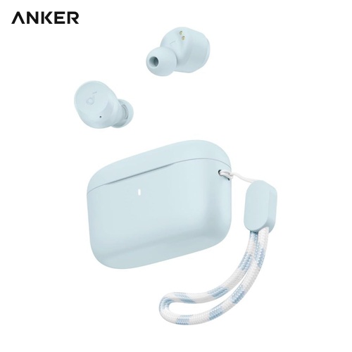 Custom Anker Soundcore A25i Earbuds in Blue with logo printing, Malaysia