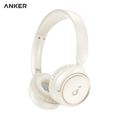 Custom Anker Soundcore H30i On-Ear Headphones in White with logo printing, Malaysia