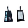 Black luggage tags